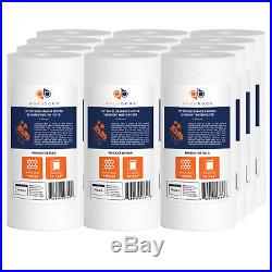 20-PACK of Aquaboon Sediment Water Filter Whole House Big Blue 1 Micron 10x4.5