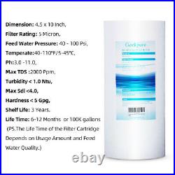 20 PK Big Blue PP Sediment Replacement Water Filter For Whole House 4.5 x 10