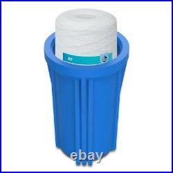 20 Pack 10 x4.5 Big Blue String Wound Sediment Whole House Water Filter 5&10m