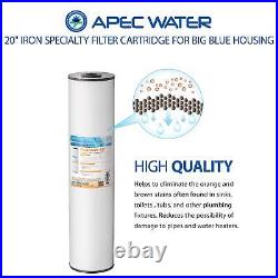 20 Whole House BB Replacement Water Filter High Flow Iron Reduction FI-IRON