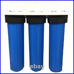 20-inch 3 Stage Big Blue Whole House Filter for Low pH, Acidic Water