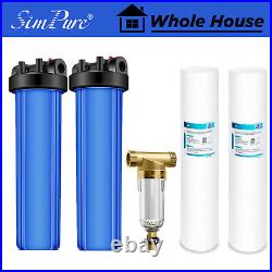 20 x4.5 Big Blue Whole House Water Filter System Sediment Filtration Cartridge