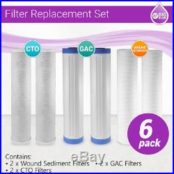 20 x 4.5 Big Blue Whole House GAC, CTO and String Wounded Filter Replacment