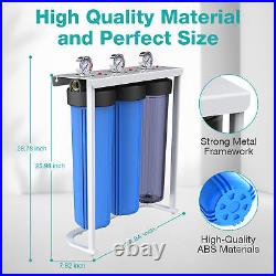 20 x 4.5 Big Blue Whole House Water Filter Housing Filtration System Cartridge
