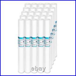20x2.5 20 Micron Fine Sediment Water Filter Whole House RO Replacement 50 Pack
