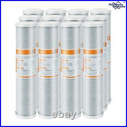 20x4.5 5 Micron CTO Carbon Block Replacement Water Filter Whole House 12 PACK