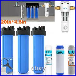 20x4.5 Big Blue Water Filter Housing 1 Whole House RO for Water Vending Machine