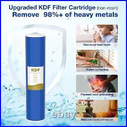 20x4.5 Whole House Water Filter System Reduce Iron, Manganese, Heavy Metals TDS