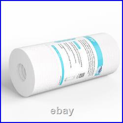 24 PACK 5 Micron 10x4.5 Whole House Sediment Water Filter Big Blue Replacement