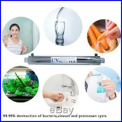 25W 6GPM Ultraviolet Light Water Purifier Whole House Purification UV Sterilizer