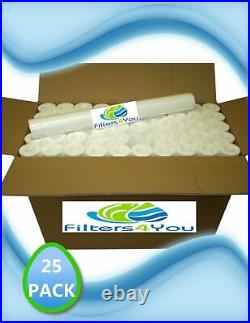 (25) 20 x 2.5 Sediment Water Filters/Whole House/RO Multi Depth 5 micron NSF