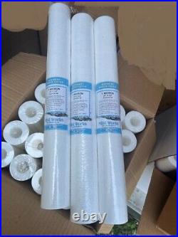 25 Pack 10 Mic. 20x2.5 Whole House & Mist Sys Sediment Water Filter Cartridges