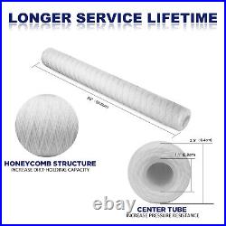 25 Pack Standard 20-inch Whole House String Wound 20x2.5 Sediment Water Filter