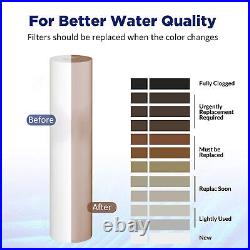 2Pack 20 Inch Whole House Water Filter Housing System 6PCS 20 x4.5 PP Sediment