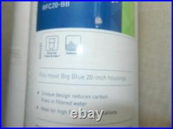 2 Lot Pentair Pentek RFC20-BB Big Blue Carbon Water Filter 20-Inch