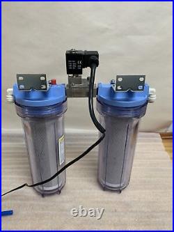 2 Pentek Filter Whole House withSolenoid Valve for Reverse Osmosis Water System