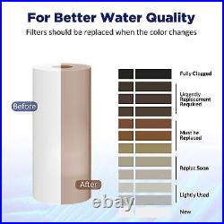 2-Stage 10 Inch Whole House Water Filter Housing System 3 PP Sediment 3 Carbon