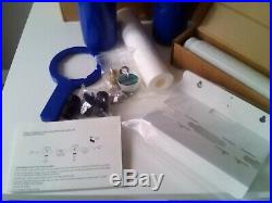 2 Stage Blue Whole House Water Filter System