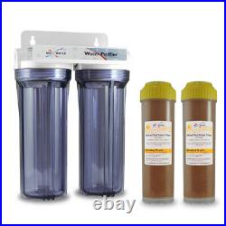 2 Stage Standard 10 Car Wash Spotless Water System with DI Refillable Cartridges