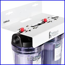 2 Stage Whole House Filtration System Drinking Water Inline Under Sink Filter