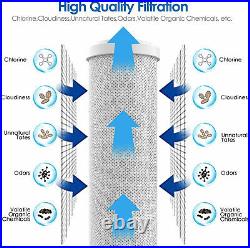 2-Stage Whole House Water Filter Housing + Spin Down Pre-Filter Sediment System