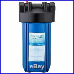 2 Stage Whole House Water Filter System with10 Inch Big Blue Housing-1 Inch In&Out