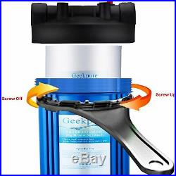 2 Stage Whole House Water Filter System with10 Inch Big Blue Housing-1 Inch In&Out