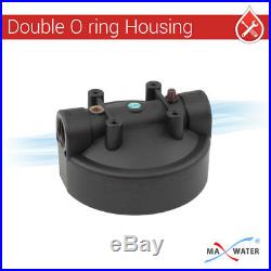 2 x 20 x4.5 BB Clear Whole House Filter Housing 1 Ports With Pressure Release