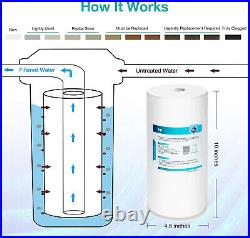 30 Pack 10 x4.5 5 Micron Whole House Sediment Water Filter Big Blue Cartridges