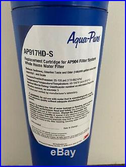 3M Aqua-Pure AP904 Whole House Filtration System AP917HD-S High Flow Filter