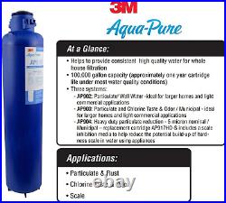 3M Aqua Pure Water Filter Cartridge Replacement Whole House Sanitary AP910R New