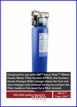 3M Aqua Pure Water Filter Replacement Quick Change Reduce Sediment AP917HD New