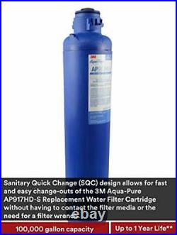 3M Aqua-Pure Whole House Sanitary Quick Change Water Filter System AP904 Redu