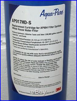 3M Aqua-Pure Whole-House Water Filter AP917HD-S, 5 Micron, 20 GPM, for AP904