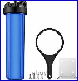 3 Pack 4.5 Whole House Water Filter Big Blue Housing +Spin Down Sediment Filter