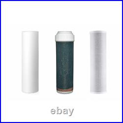 3 STAGE WHOLE HOUSE WATER FILTER SYSTEM 3/4 FPNT 3.5 x 10