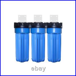 3 STAGE WHOLE HOUSE WATER FILTER SYSTEM 3/4 FPNT 3.5 x 10