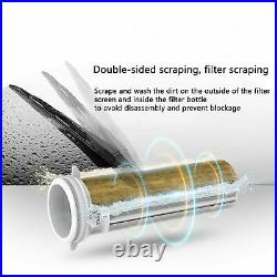 3 Set Whole House Sediment Water Filter Spin Down Filtration System 40 Micron