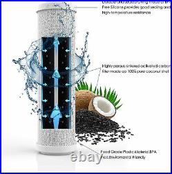 3 Stage 104.5 -Inch Big Blue Water Filter Whole House Water Filtration System