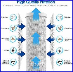 3-Stage 20 Inch Whole House Water Filter Housing Filtration System & Cartridge