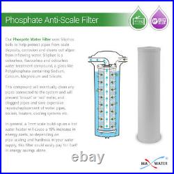 3-Stage 20 Whole House BB Slow Phos Anti Scale Water Filter prevent Lime Scale