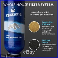 3-Stage 300,000 Gal. Whole House Water Filtration System supplies clean water