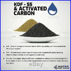 3 Stage Big Blue Water Filter Replacement Kit, Sediment/KDF/Carbon 4.5 x 20