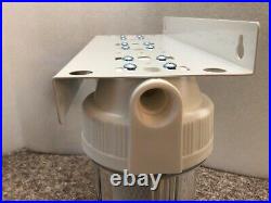 3 Stage Crystal Clear Whole House Water Filter System 3/4 Inlet/Outlet
