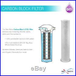 3 Stage Heavy Metal Whole House Water Filter Sediment, KDF, CTO, Gauges 1 SS