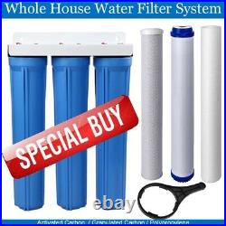 3 Stage Water Filter System, Contractor Series, 1 Inlet High Quality Product
