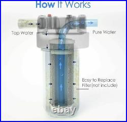 3 Stage Whole House System Filtration 10 x4.5'' Sets + Sediment Water Filter