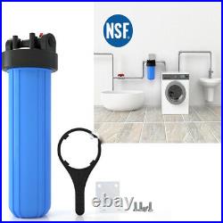3 Stage Whole House Water Filter Big Blue Housings + Spin Down Sediment Filter