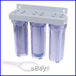 3 Stage Whole House Water Filtration System with Sediment & CTO UDF Filters