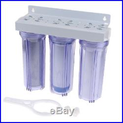 3 Stage Whole House Water Filtration System with Sediment & CTO UDF Filters